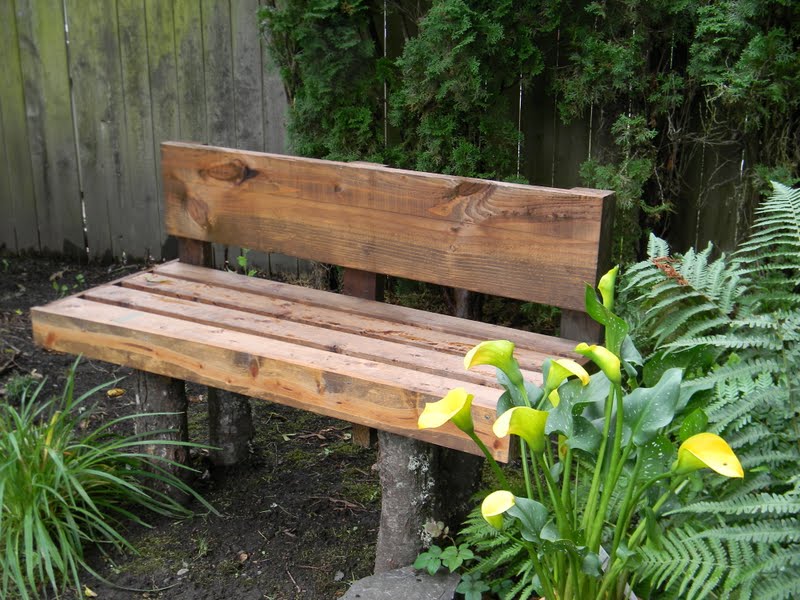 how to build a bench out of wood